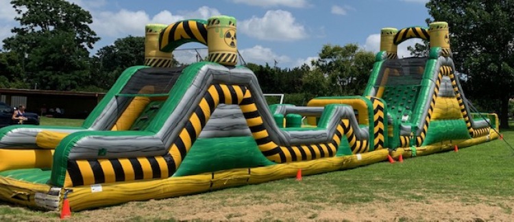 86ft Toxic WATER Obstacle Course